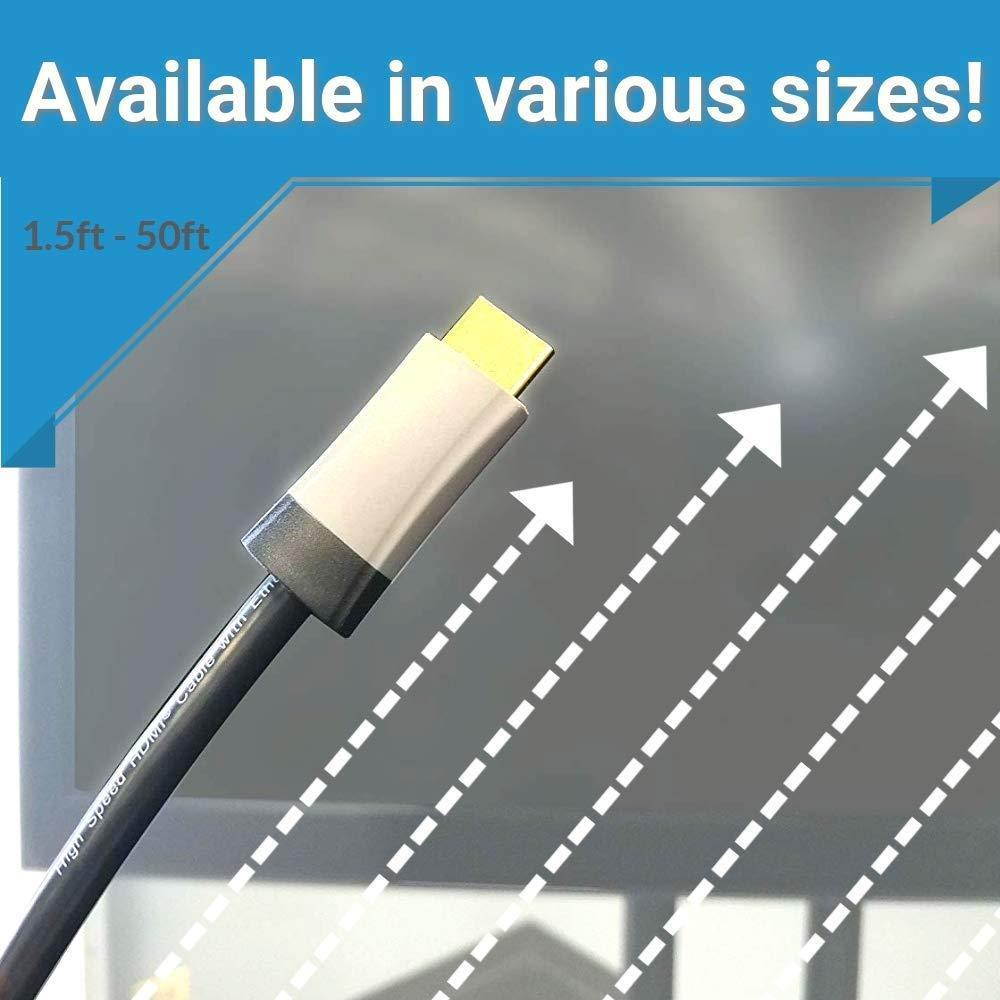 C2G 50627 Select High Speed HDMI Cable with Ethernet M/M, In-Wall CL2-Rated (6 Feet, 1.82 Meters)