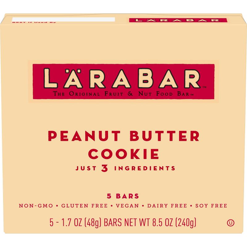 Larabar Fruit And Nut Bar Peanut Butter Cookie - 5ct