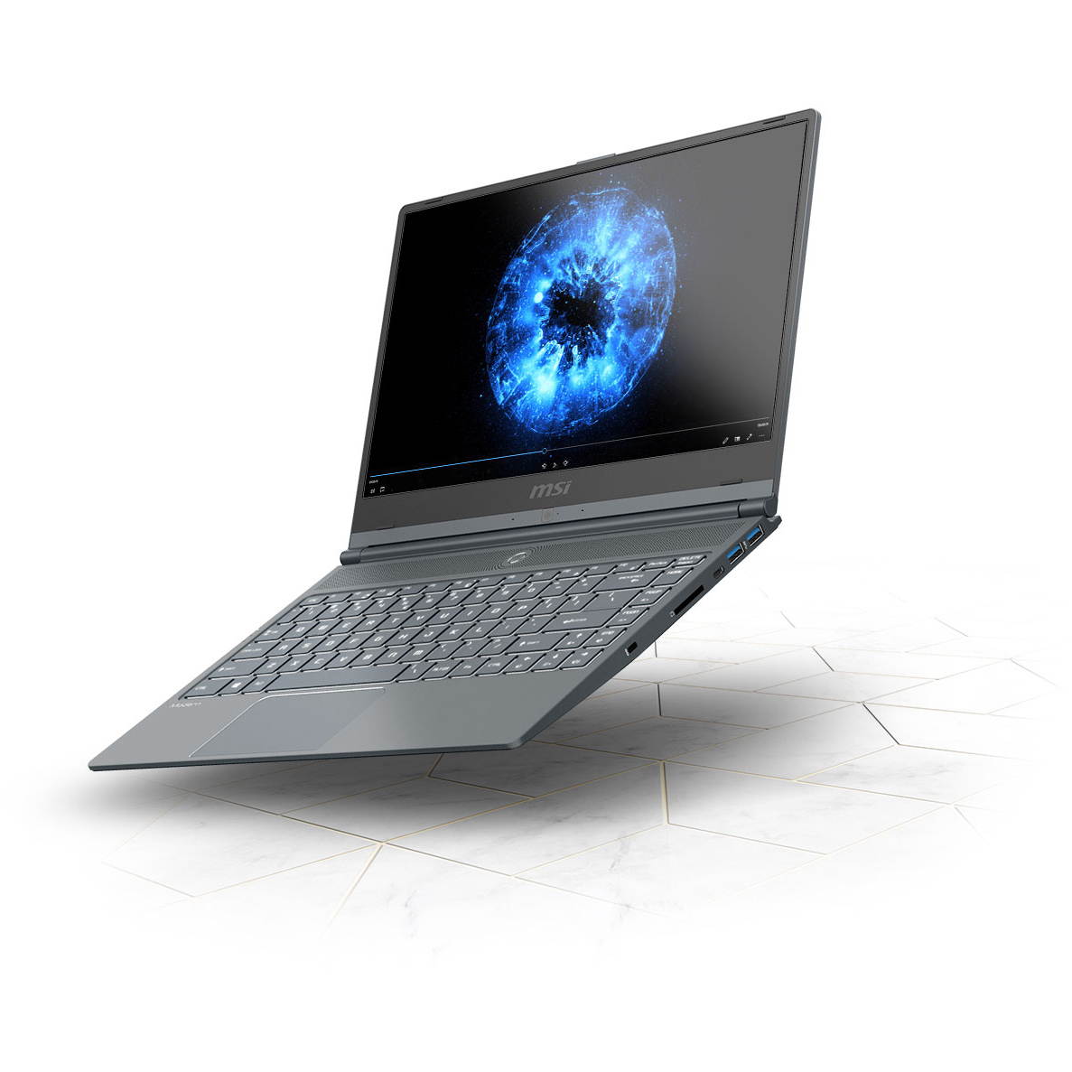 MSI Modern 14 B10MW-014 14" Gaming Notebook - Full HD - 1920 x 1080 - Intel Core i5 (10th Gen) i5-10210U 1.60 GHz - 8 GB RAM - 256 GB SSD - Onyx Black - Windows 10 Pro - Intel - In-plane Switchin