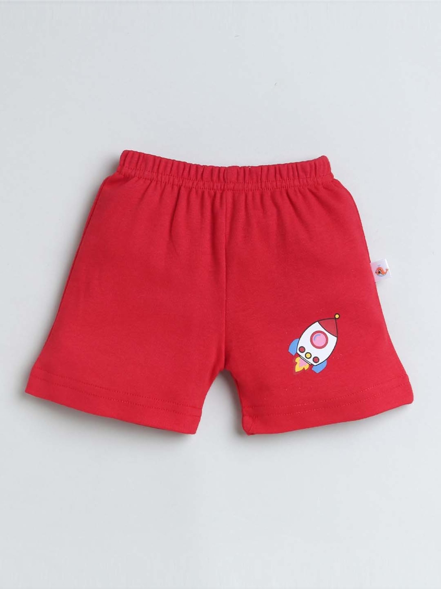 Bumzee Kids Multicolor Cotton Printed Shorts (Pack of 4)