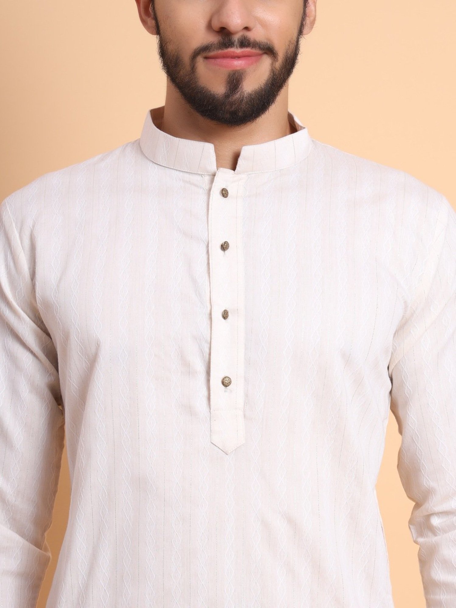 SWAGG INDIA White Regular Fit Kurta