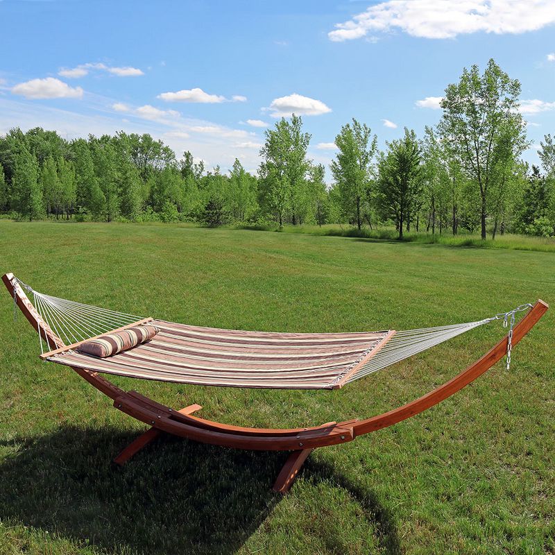 Blue Wave Island Retreat 15' Hammock Set - Blue Cover