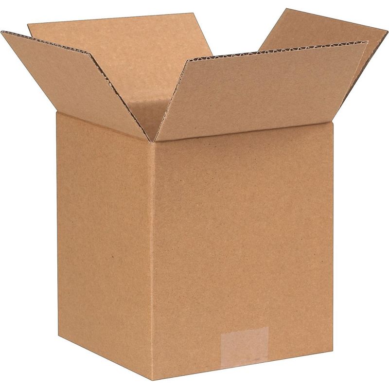 GENERAL SUPPLY Brown Corrugated - Cubed Fixed-Depth Shipping Boxes 8l x 8w x 8h 25/Bundle 888
