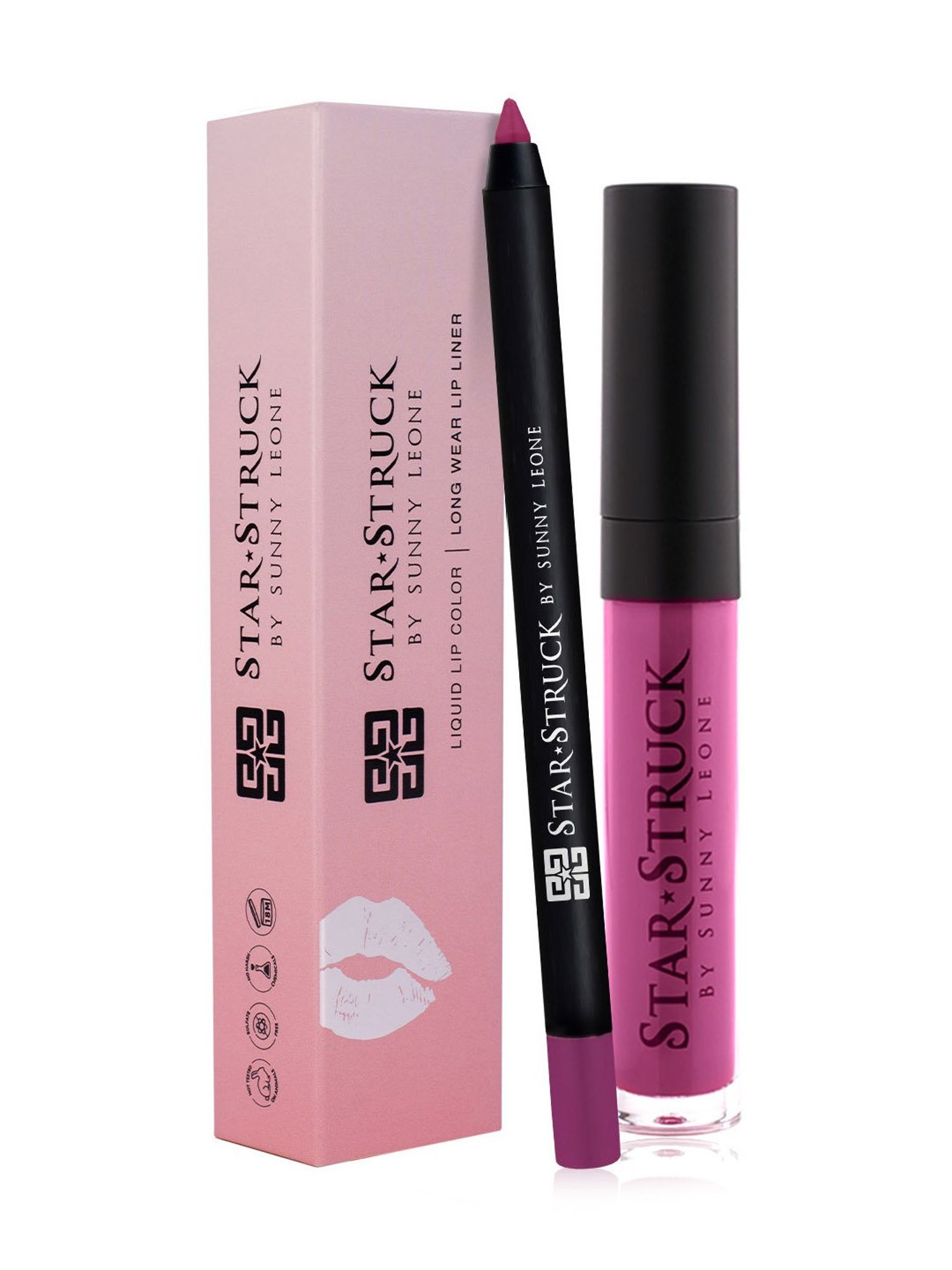 StarStruck By Sunny Leone Purple Taffy Lip Gloss & Liner