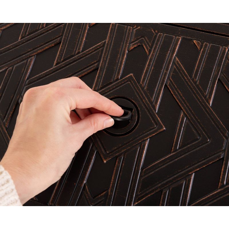 Meerin Rectangular Aluminum LPG Fire Pit - Fire Sense