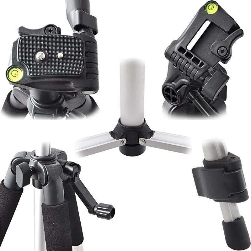 57" inch Pro Series Tripod,  Tablet Mount, Wireless Shutter Remote for iPad, iPad Air, iPad Mini, Most Other Tablets