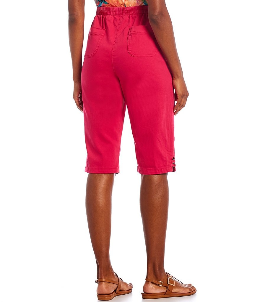 Allison Daley Petite Size True Navy Pull On Bermuda Shorts