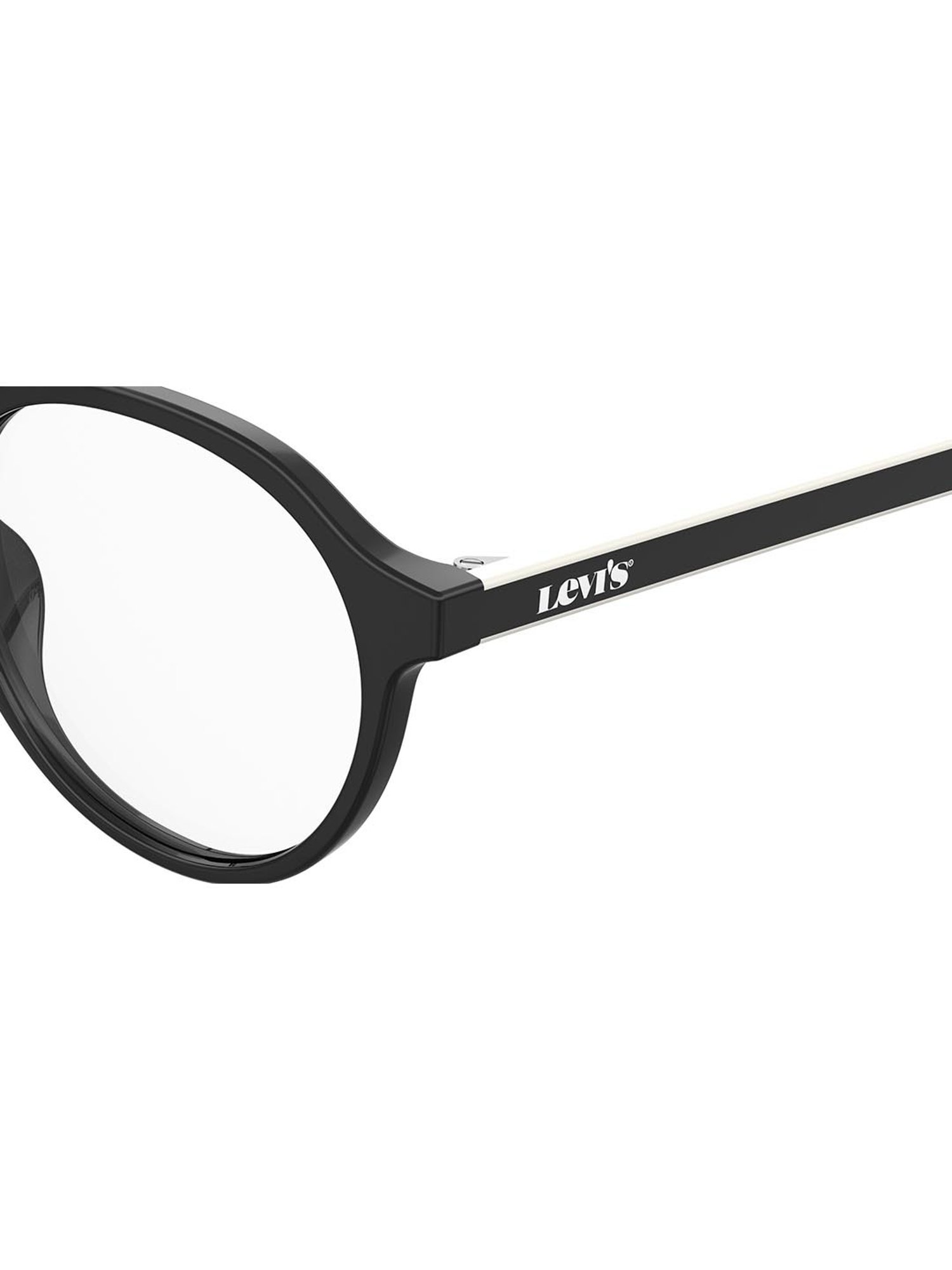 Levi's Black Round Unisex Eye Frames
