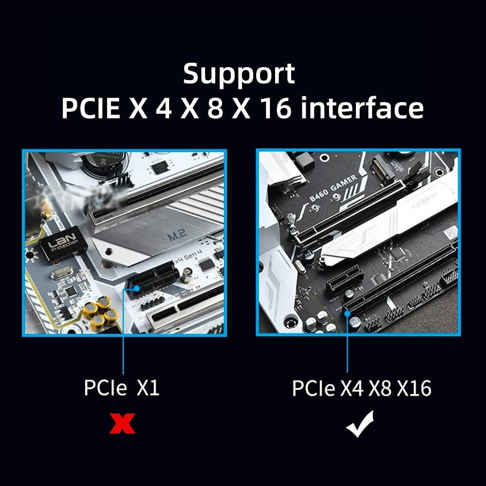 iStarUSA DD-666-2U-M 2U PCIe x16 to PCIe x16 Riser Card Middle Position