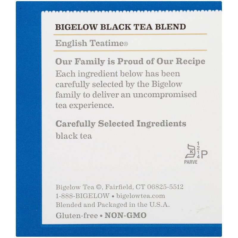 Bigelow English Teatime Black Tea Bags - 20ct