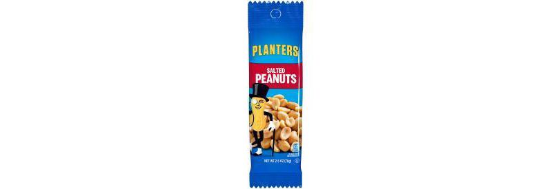 Planters Salted Snack Nuts Tube - 2.5oz