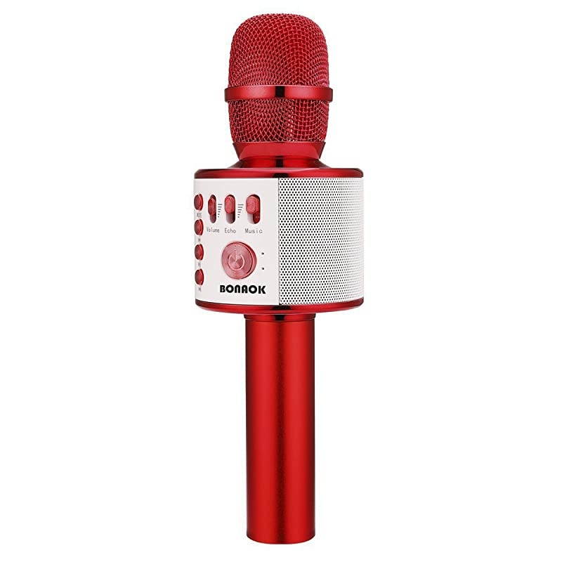 Bluetooth Karaoke Wireless Microphone3in1 Portable Handheld Karaoke Mic Speaker Machine Christmas Birthday Home Party for AndroidiPhonePC or All Smartphone