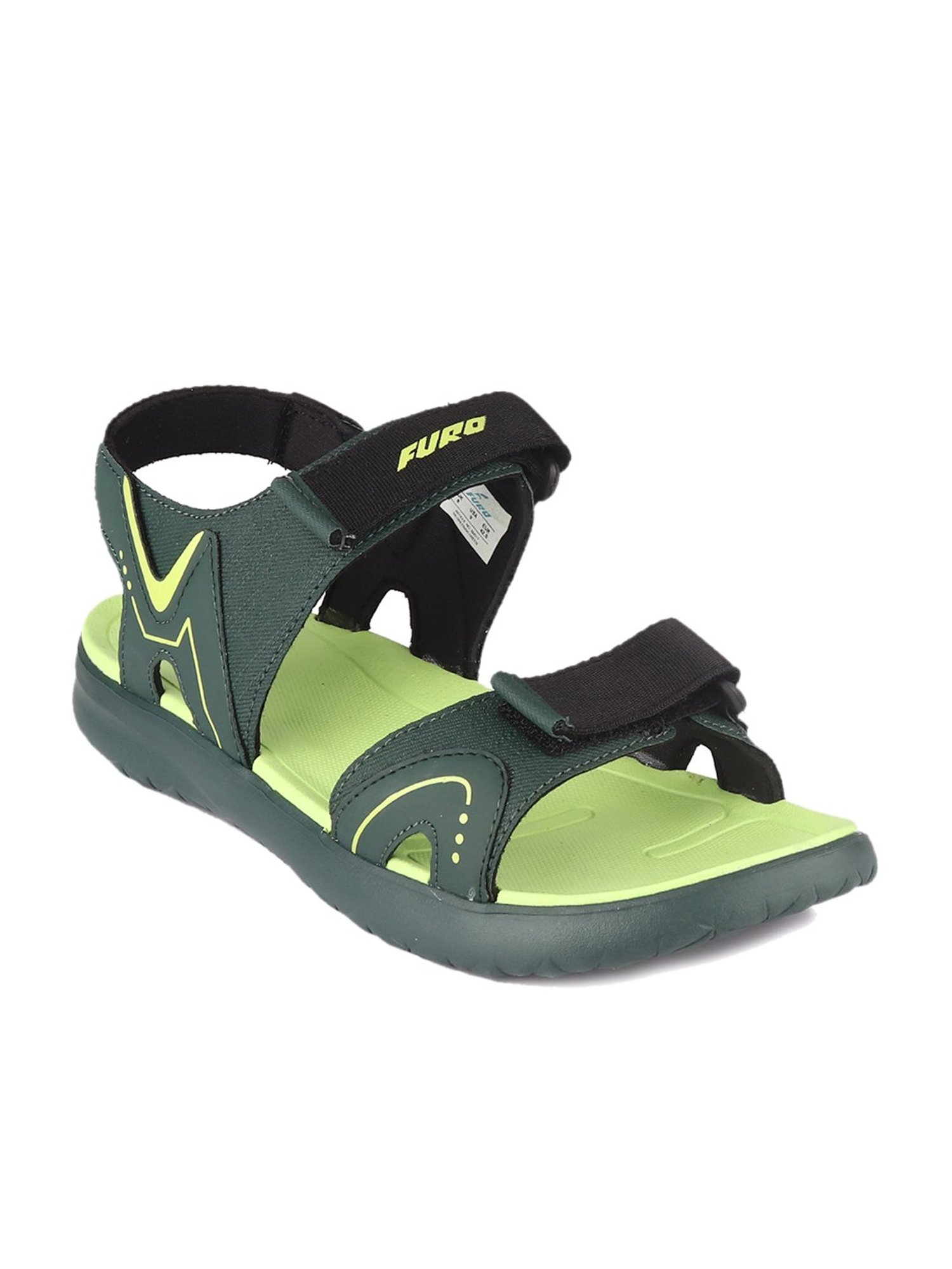 Furo by Red Chief Men's Forest Green Floater Sandals