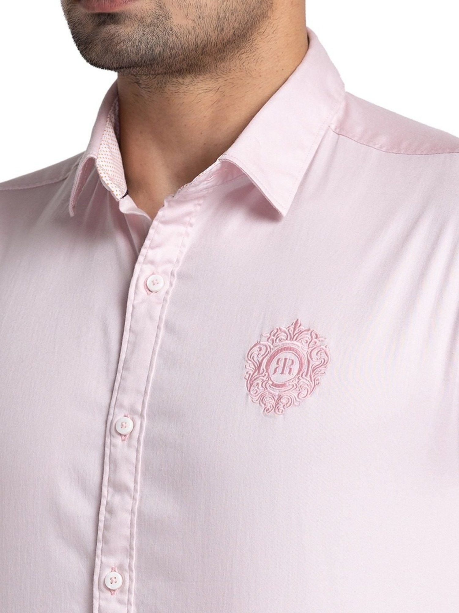 Raymond Pink Slim Fit Shirt
