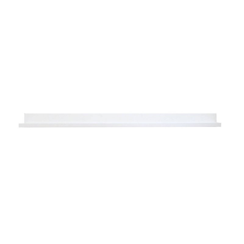 72" x 4.5" Picture Ledge Shelf White - InPlace