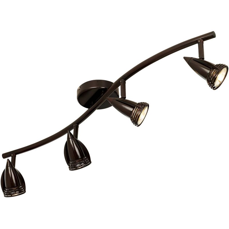LED Pro Track(R) 4-Light Oil Rubbed Bronze Track Kit Wave Bar