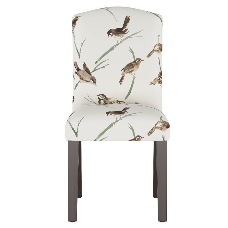 Camel Back Dining Chair Audobon Cream Green - Skyline Furniture