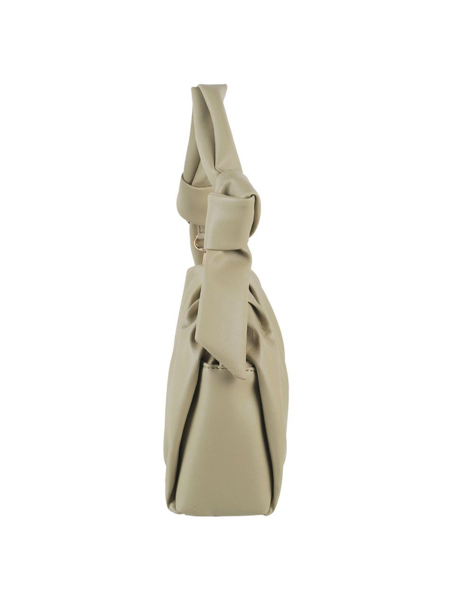 Metro Light Green Synthetic Solid Shoulder Handbag