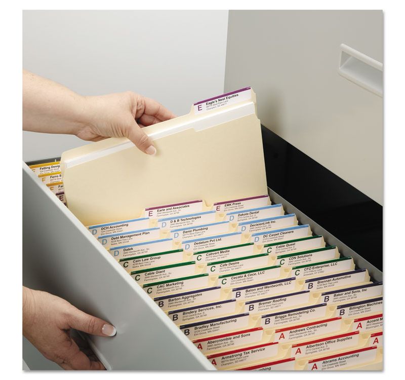 Smead 1 1/2 Inch Expansion Folders Two Fasteners 1/3 Top Tab Legal Manila 50/Box 19595