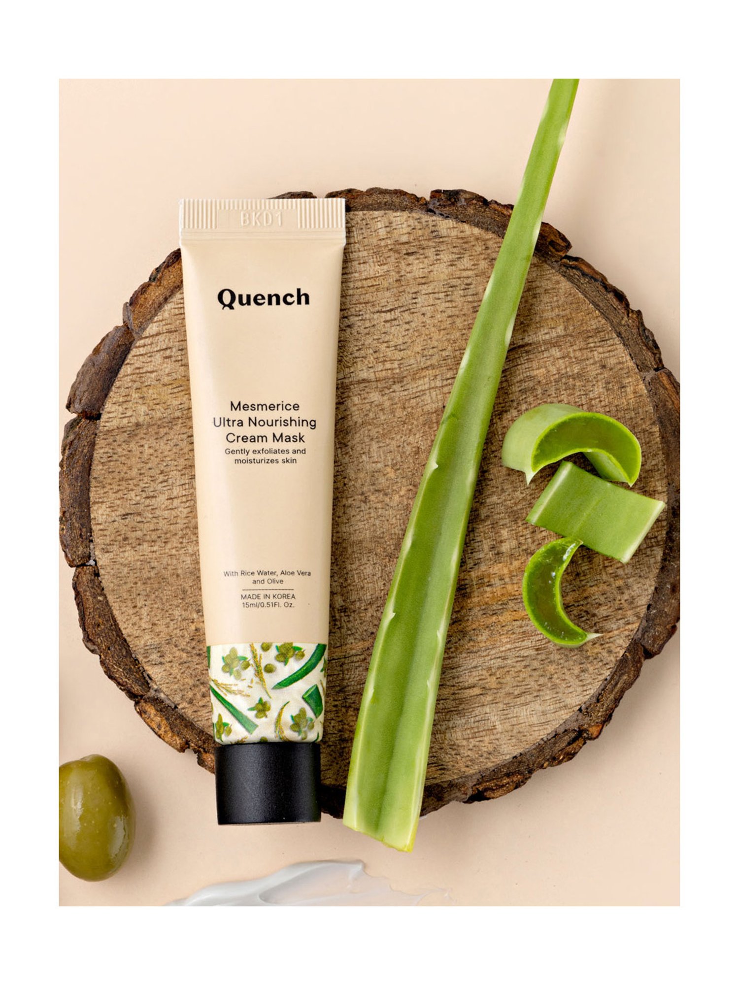 Quench Botanics Mesmerice Gentle Exfoliation Cream Face Wash - 25 ml