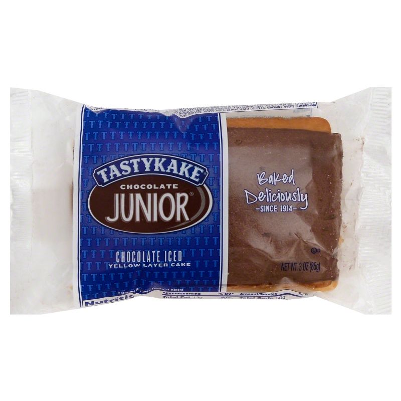 Tastykake Chocolate Junior Yellow Layer Cakes - 3oz