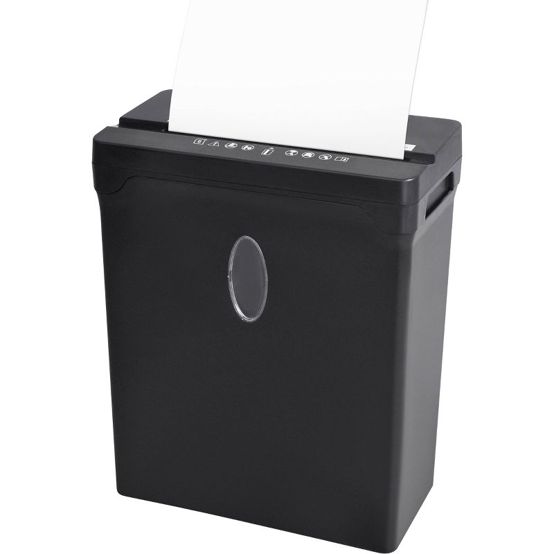 6-Sheet Crosscut Shredder 7.9 FPM 2.38gal Basket Capacity - Intek