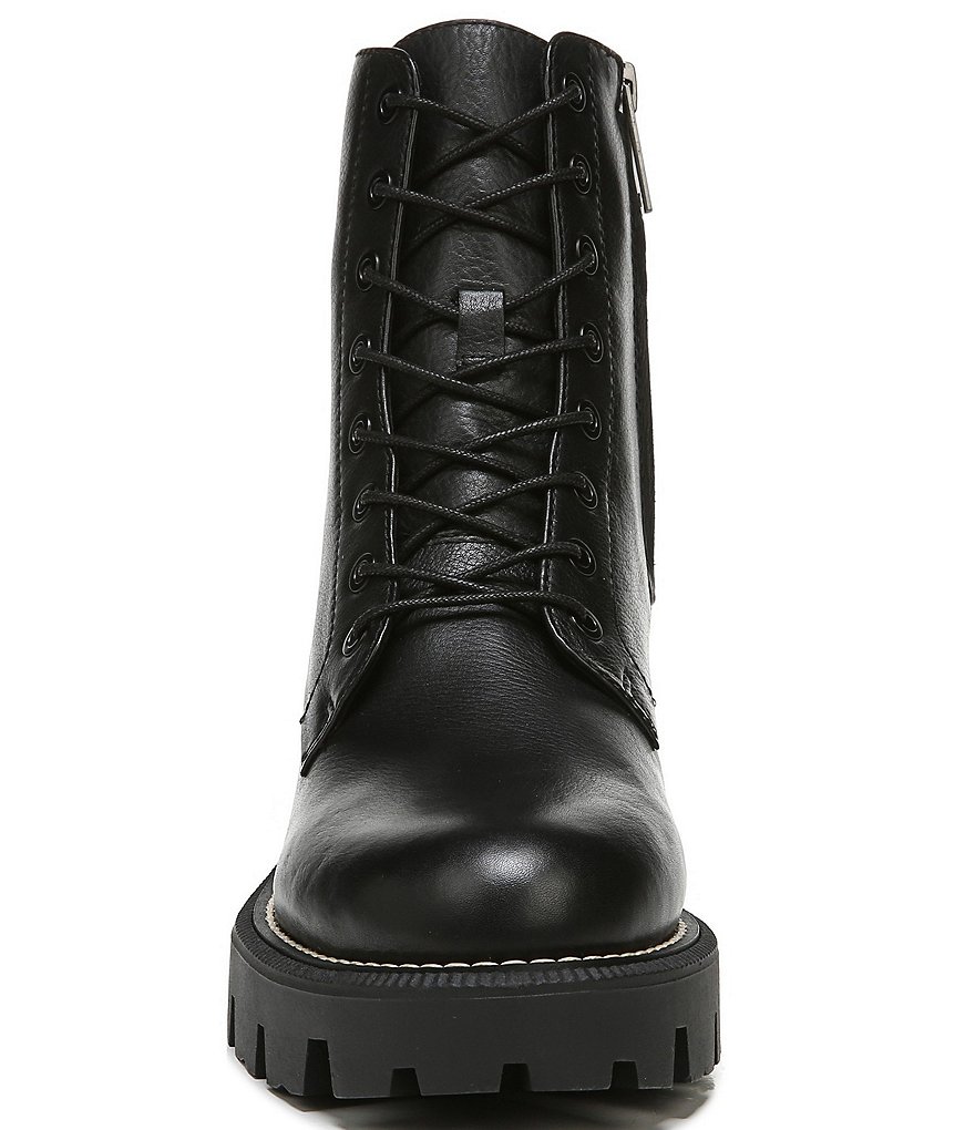 Sam Edelman Garret Lug Sole Waterproof Leather Combat Booties