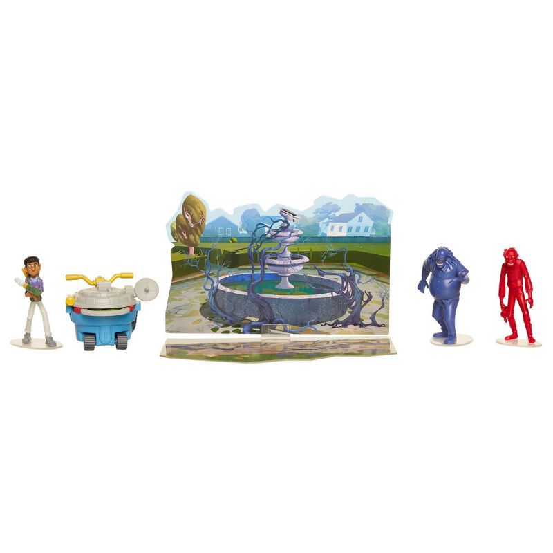 The Last Kids on Earth Quint Action Figure 2.5" - Hero Pack Playset with 2 Zombies & Disk Launcher
