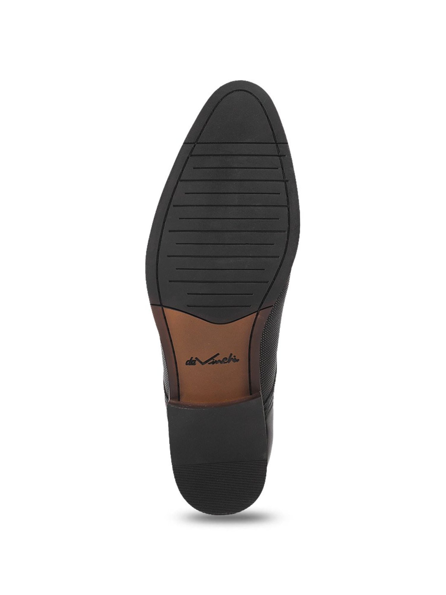 Da Vinchi by Metro Men's Black Shoe Lace-up