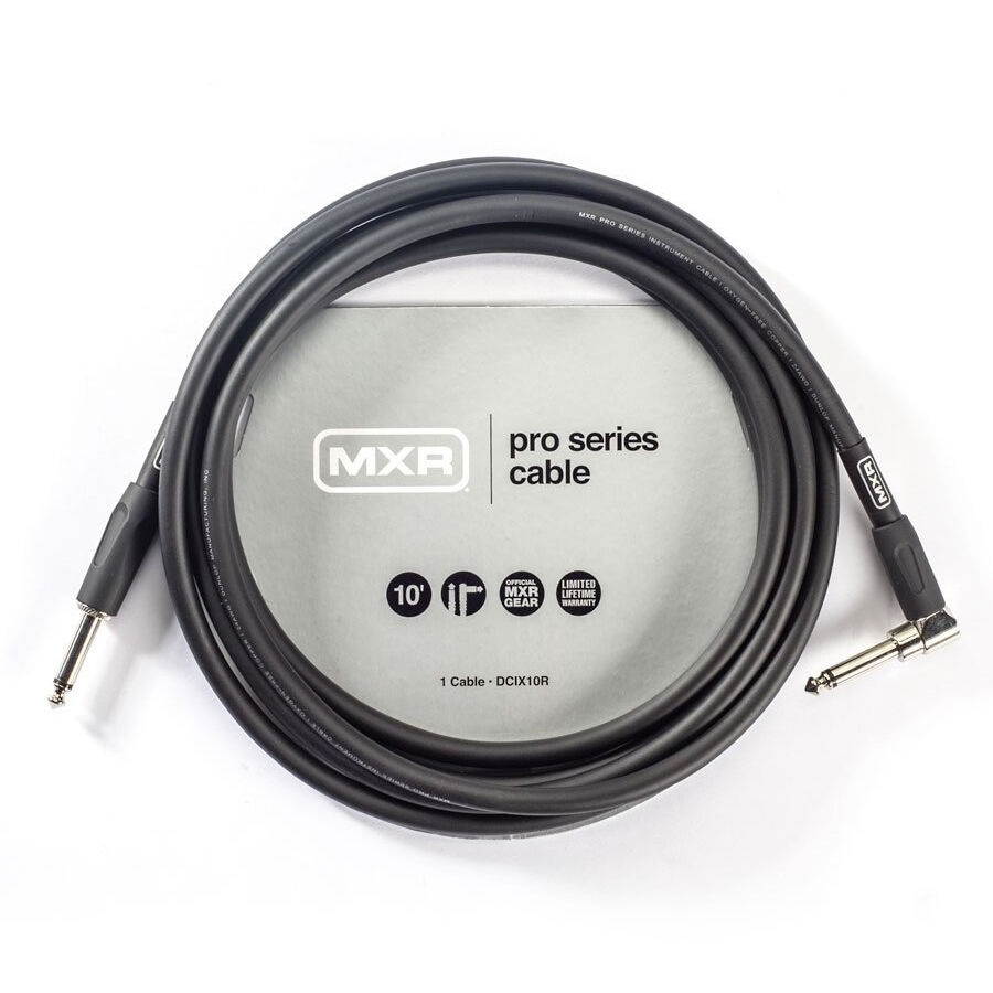 MXR DCIX10R 10-Foot Straight-Right Angled Instrument Cable , New!
