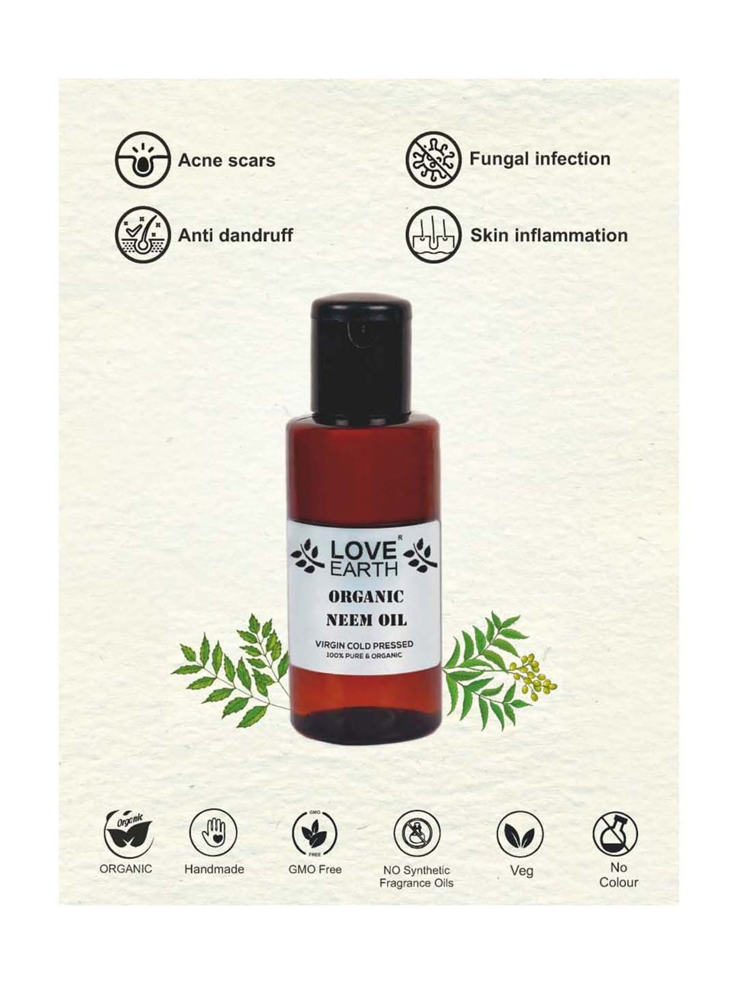 Love Earth Organic Neem Oil - 100 ml