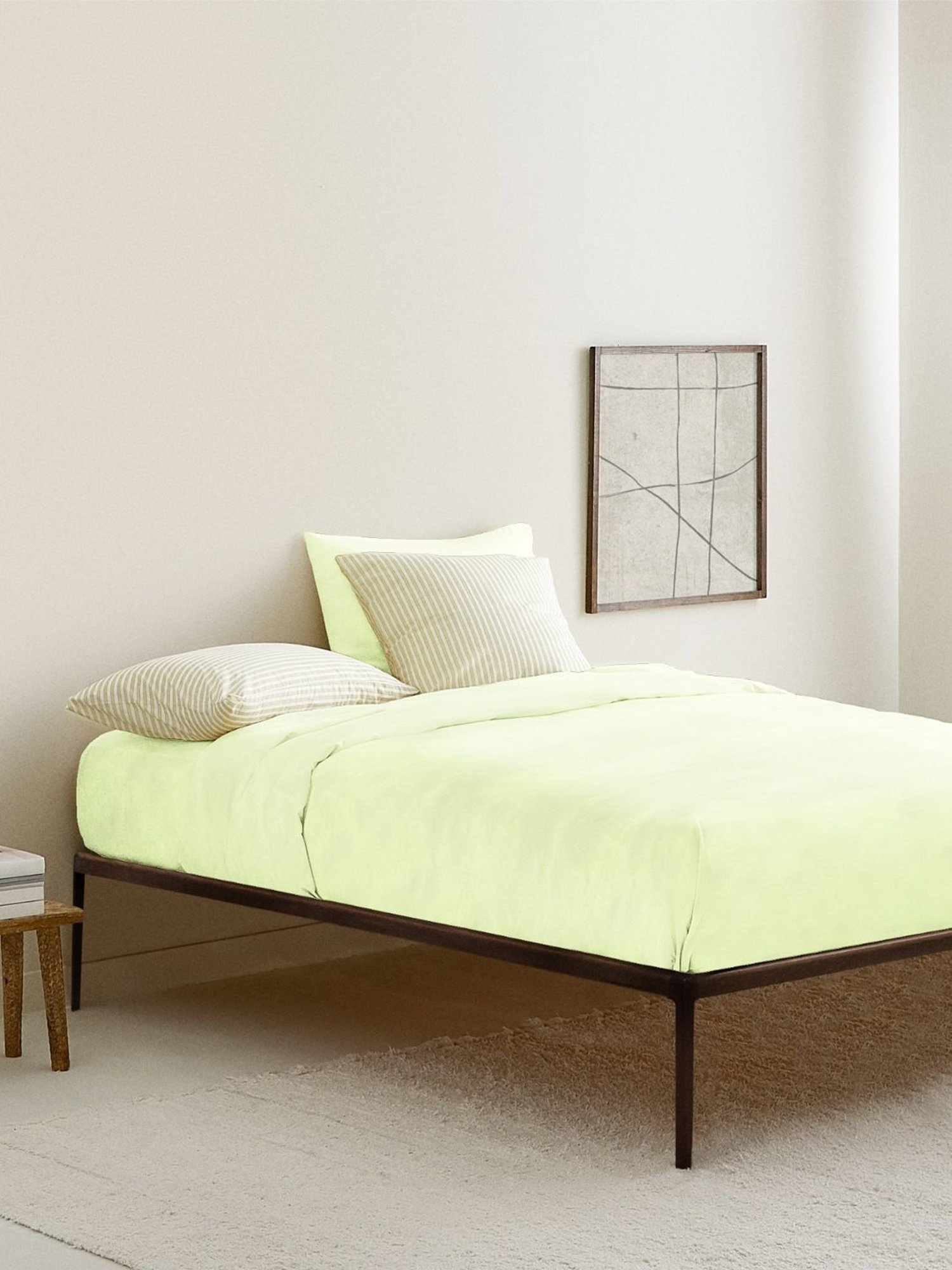 The Baby Atelier Lime Green Fitted Bed Sheet