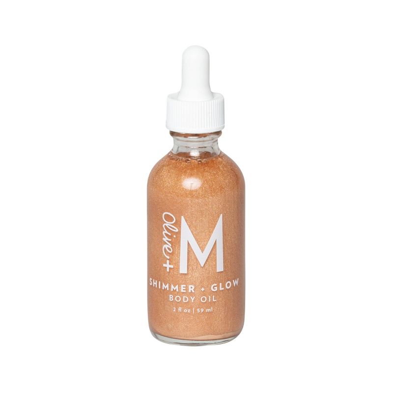 Olive + M Shimmer + Glow Body Oil - 2 fl oz