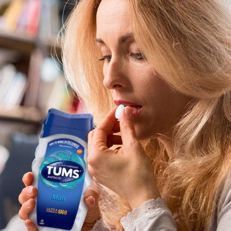 TUMS Ultra Strength Mint Antacid Chewable Tablets 160ct