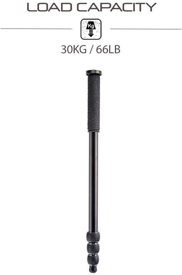 3 Legged Thing Aircraft-Grade Magnesium Trent monopod with Unique Bubble Grip