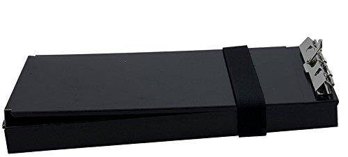 Saunders Black Recycled Aluminum Citation Holder &ndash; Eco-Friendly Office Supply, Corrosion Resistant, Lightweight Clipboard. Stationery Supplies