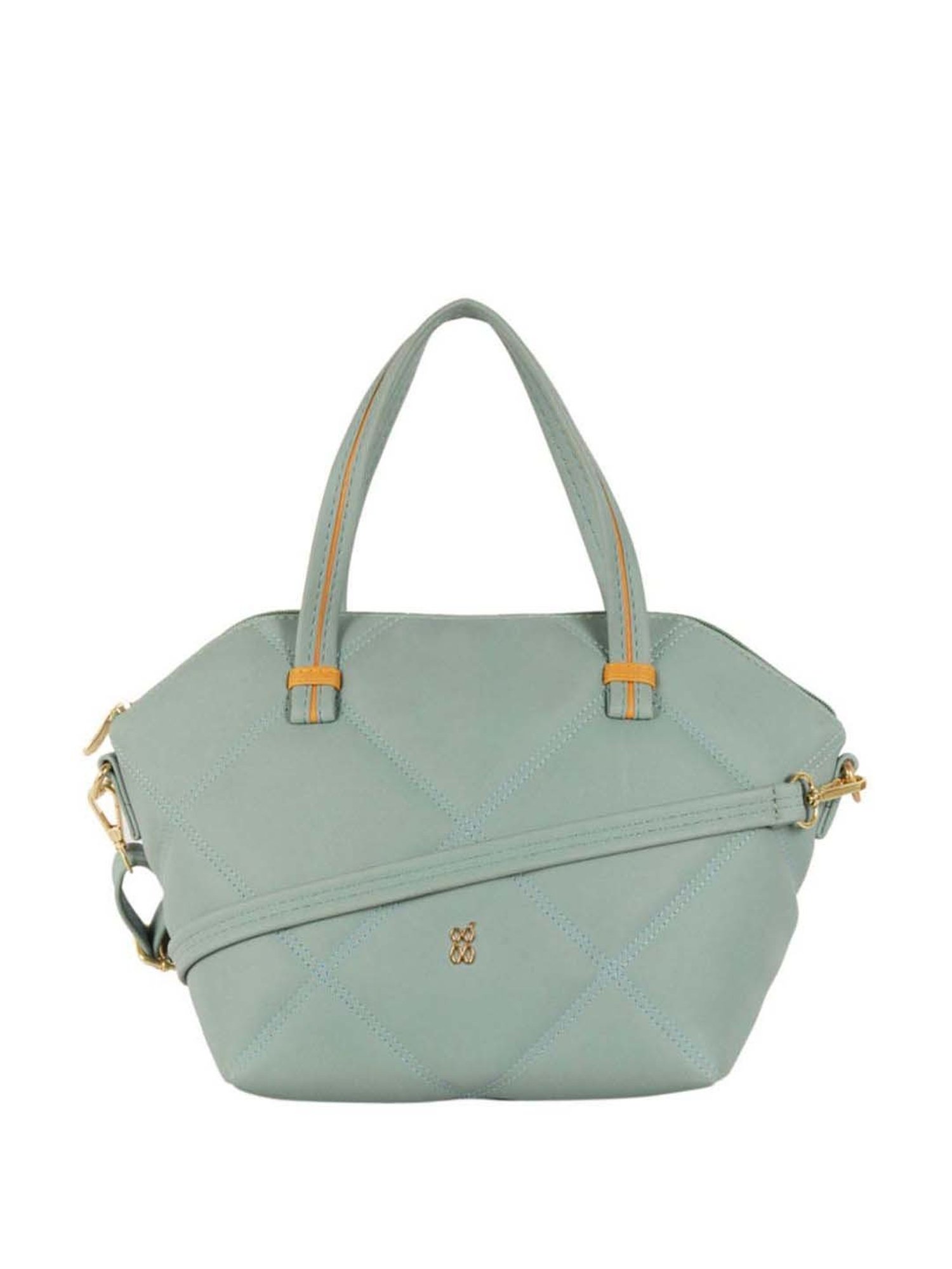 Baggit Green Quilted Medium Handbag