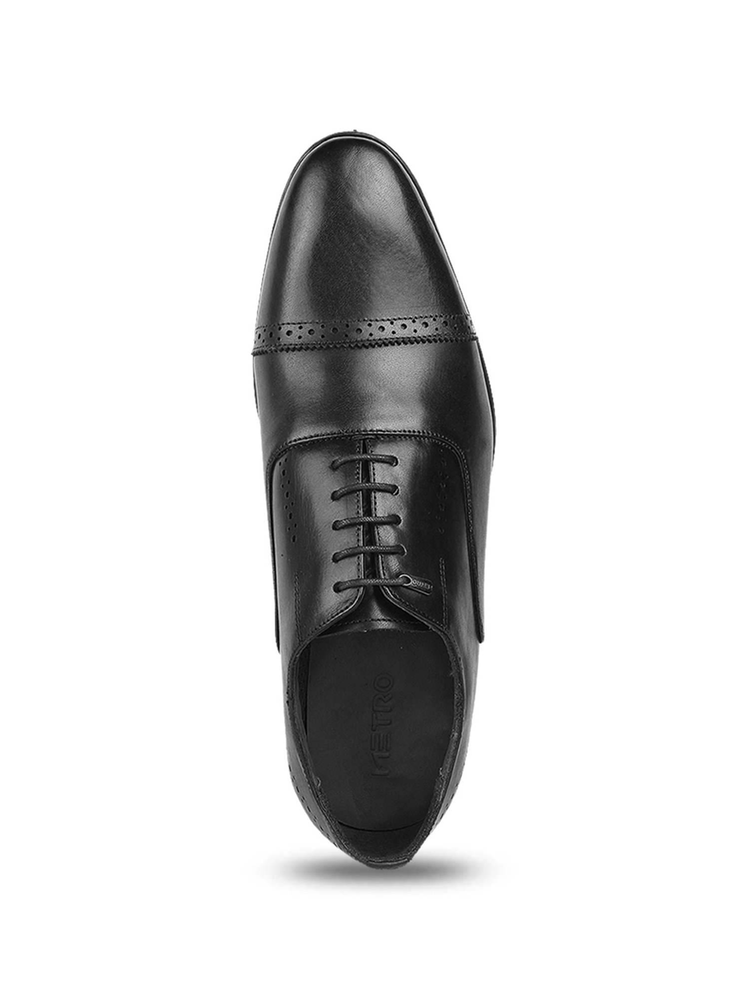 Metro Men's Black Oxford Shoes