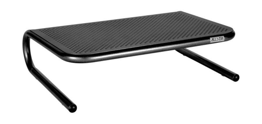 Allsop Metal Art Jr. Monitor Stand 14-Inch Wide Platform - Pearl Black (30165)