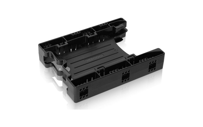 Icy Dock EZ-Fit Lite MB290SP-1B Drive Bay Adapter for 3.5" IDE, SAS, Serial ATA Internal - Black - 2 x HDD Supported - 2 x SSD Supported