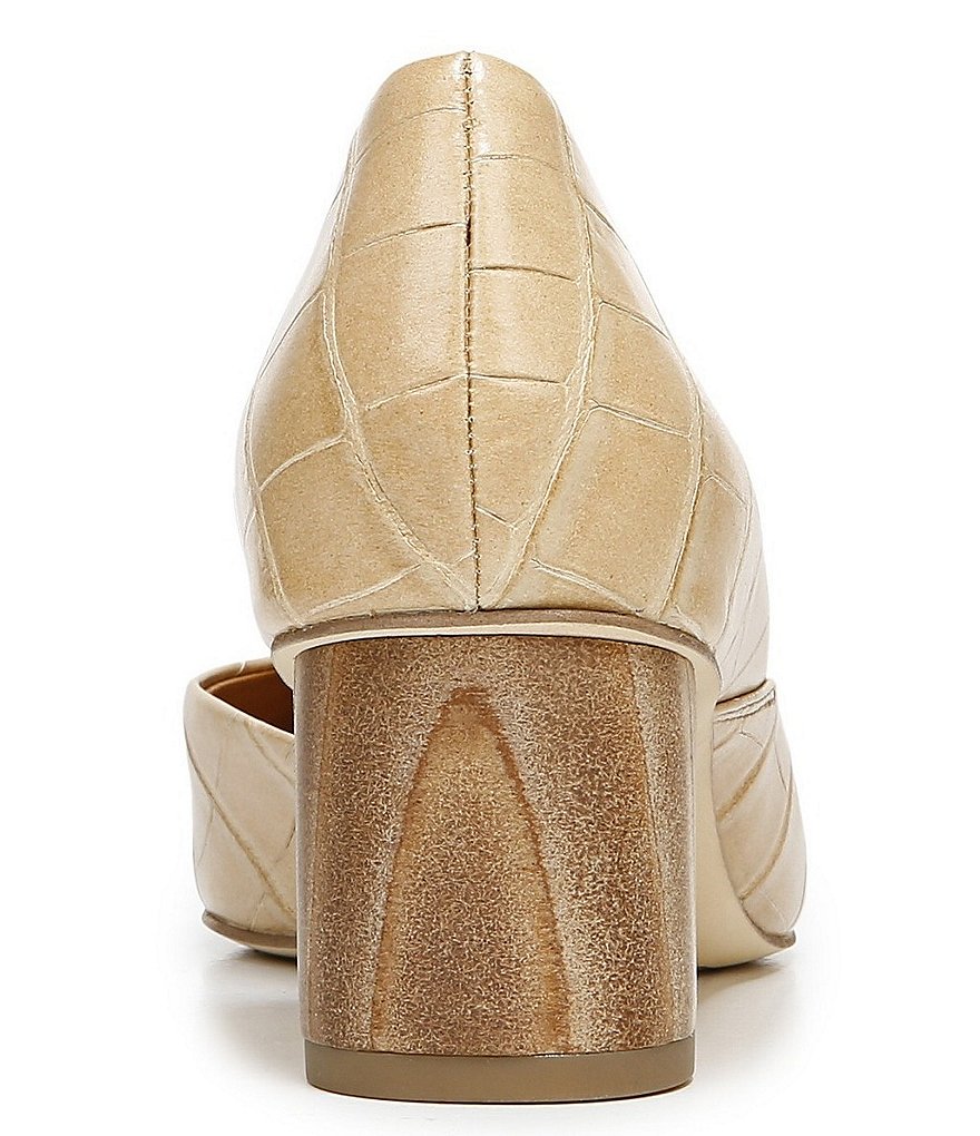 Franco Sarto Rita Croco Leather d'Orsay Pumps