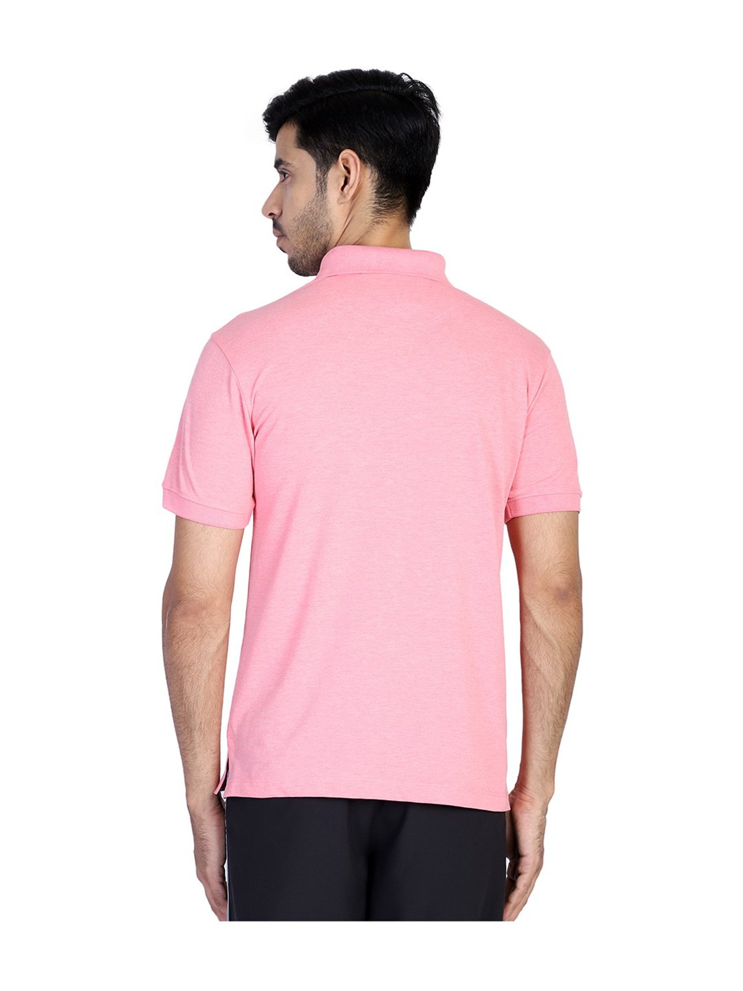 OFF LIMITS Pink Short Sleeves Polo T-Shirt