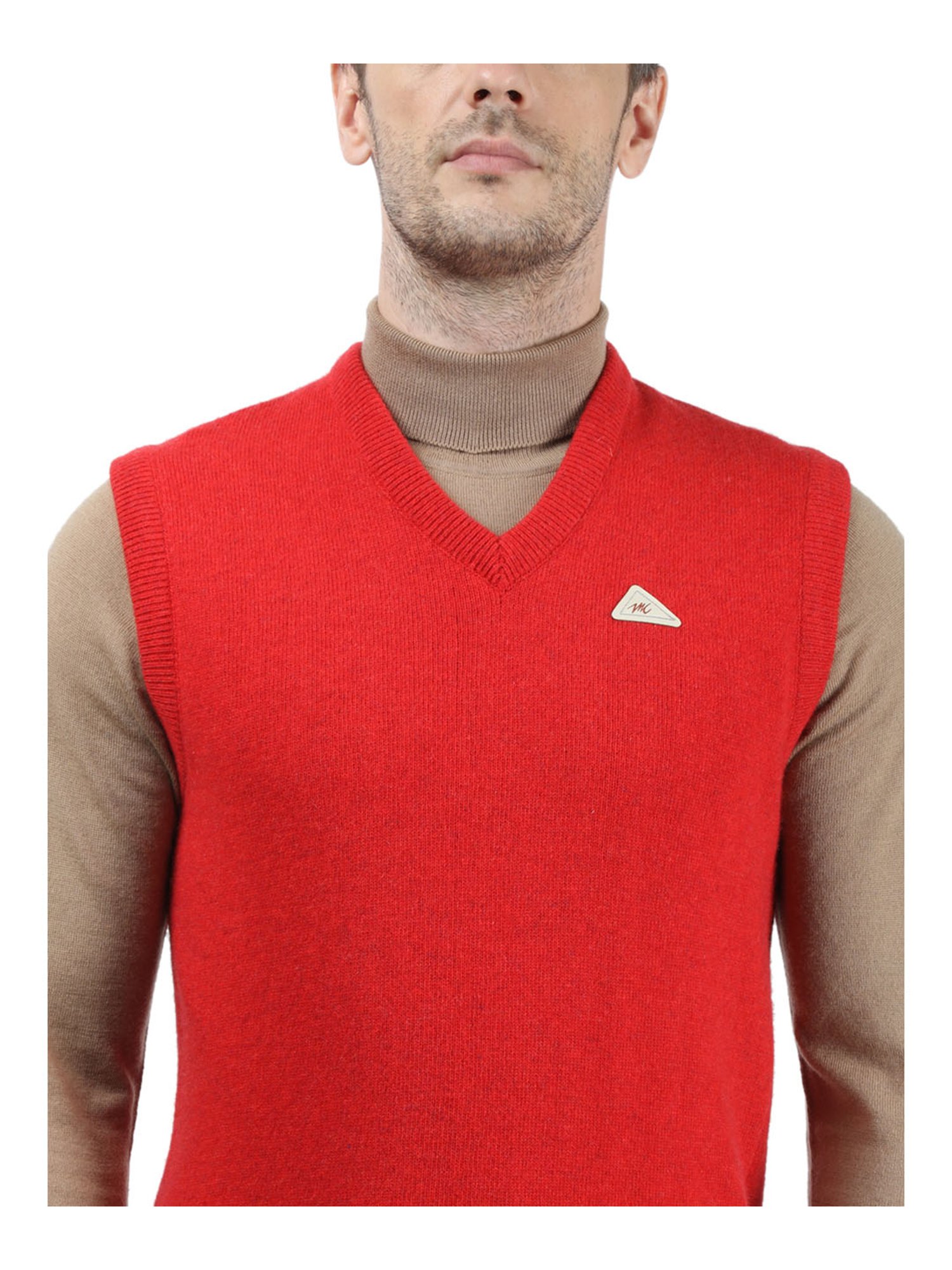 Monte Carlo Red Regular Fit Sweater