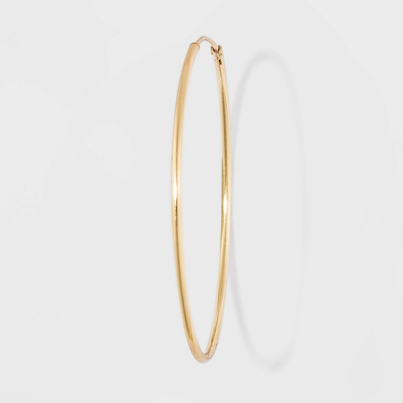 Gold Over Sterling Silver Endless Hoop Fine Jewelry Earrings - A New Day™ Gold
