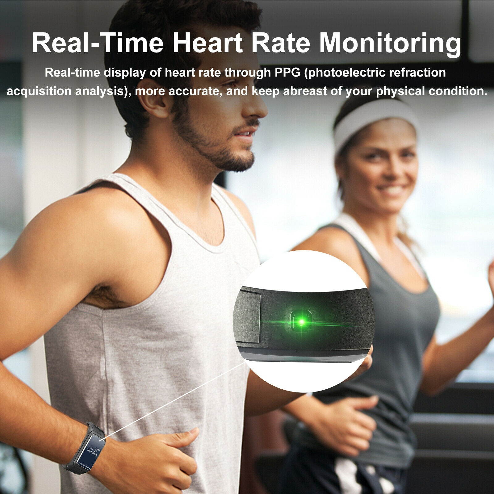 2In1 Bluetooth 5.0 Earbuds Headphone +Smart Watch Blood Pressure Fitness Tracker