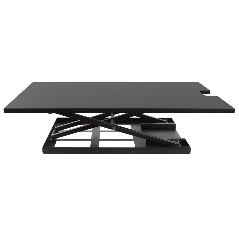 X-Elite Pro 36" Standing Desk Converter with Pneumatic Height Adjustment - Black - Stand Steady