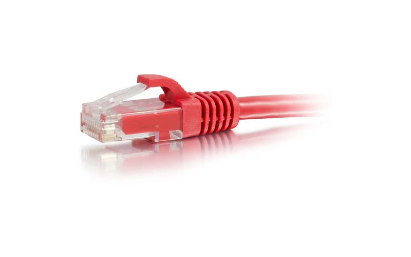 C2G-5ft Cat6 Snagless Crossover Unshielded (UTP) Network Patch Cable - Red - Category 6 for Network Device - RJ-45 Male - RJ-45 Male - Crossover - 5ft