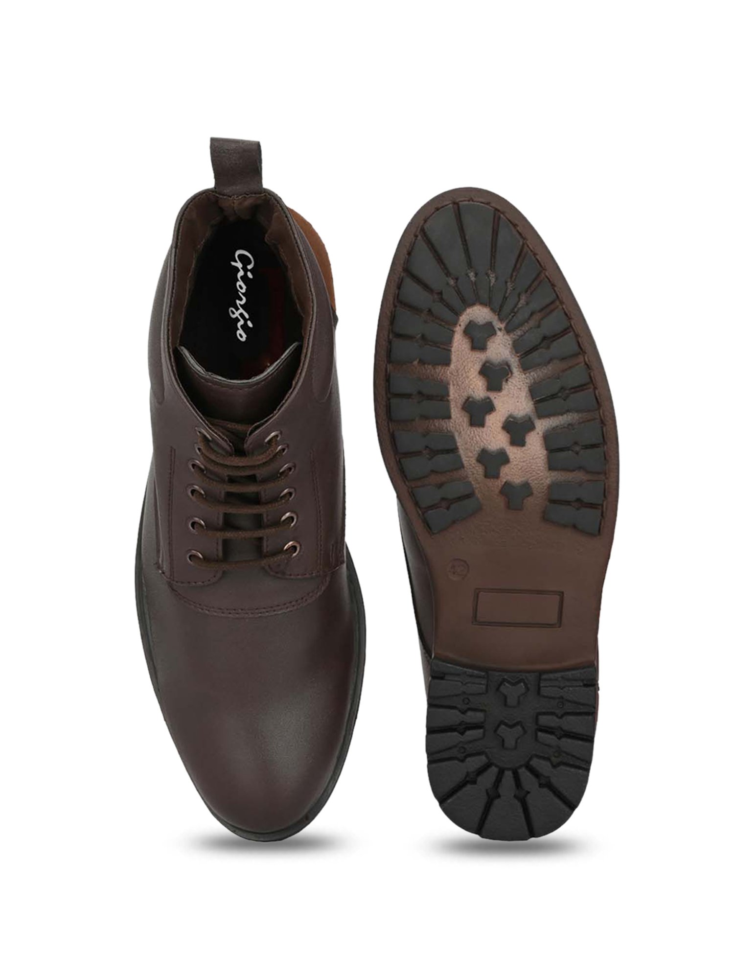 Giorgio Men's Brown Derby Boots