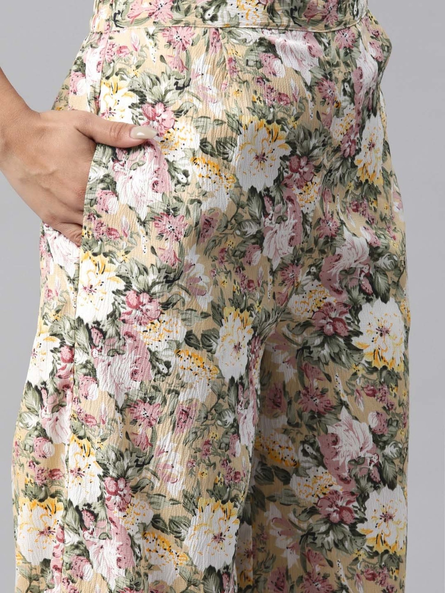 Melon by PlusS Blue Printed Shirt Pant Set