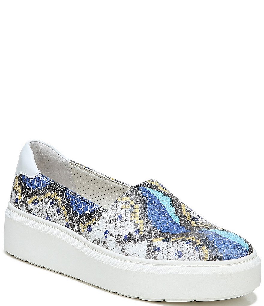 Franco Sarto Lodi2 Snake Print Slip-On Platform Sneakers